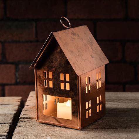 metal houses for tea lights|metal tea light houses.